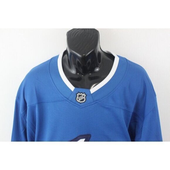 Winnipeg Jets Mens Fanatics Jersey NHL Breakaway Hockey Licensed Blue Sz XL - Picture 8 of 15